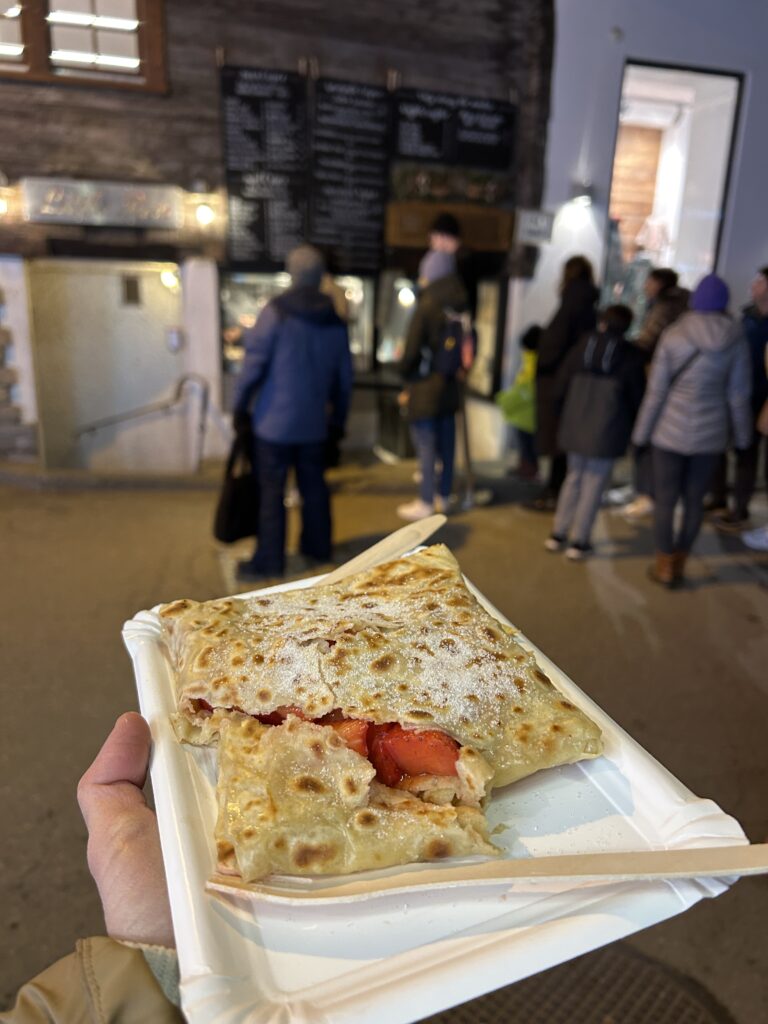 Stefanie’s Creperie in Zermatt for the best Crepes in Zermatt Switzerland 