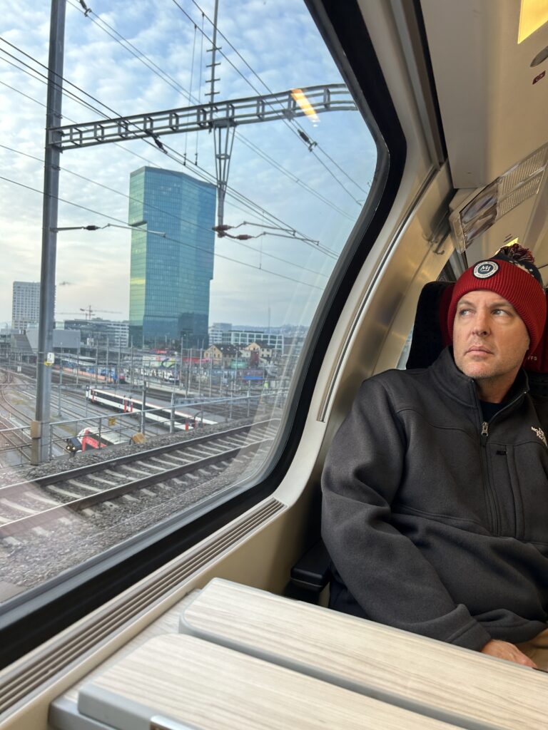 Train from Zurich to Zermatt