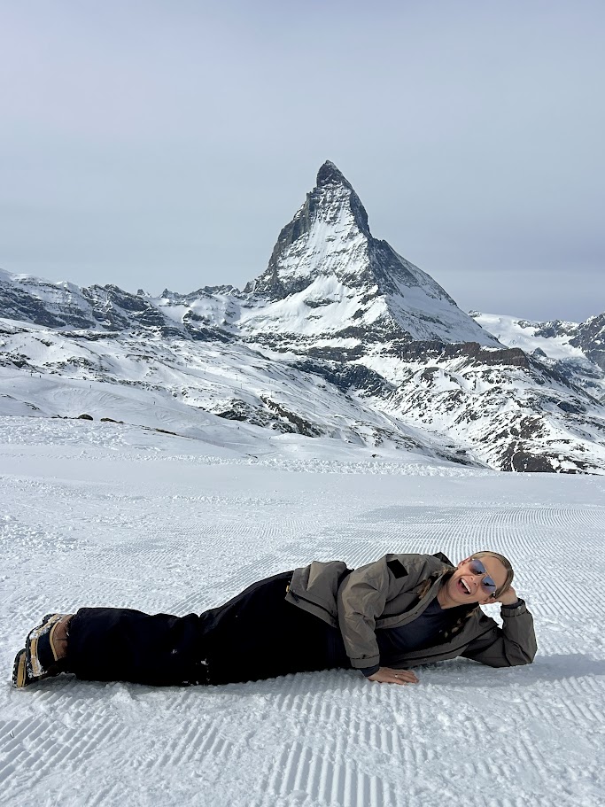 View of Matterhorn from Igloo Dorf in Zermatt Switzerland 