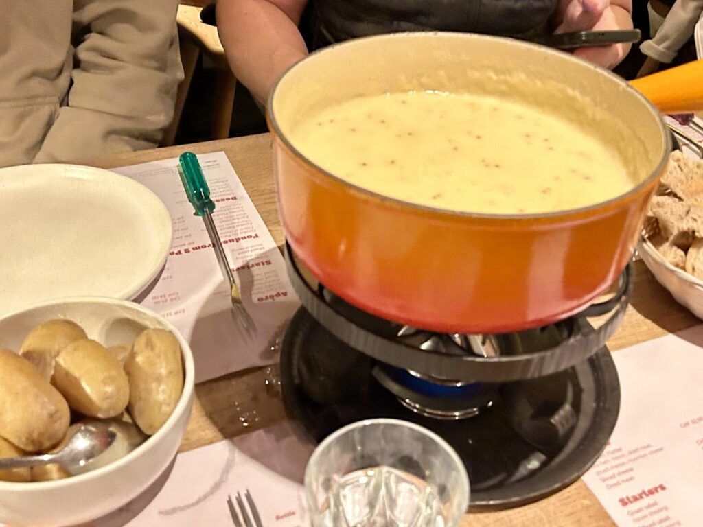 Fondue in Zermatt Switzerland 